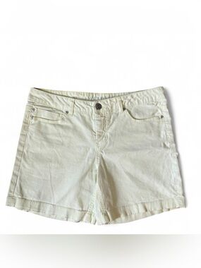 Liverpool Butter Yellow Colored Women’s Denim Shorts